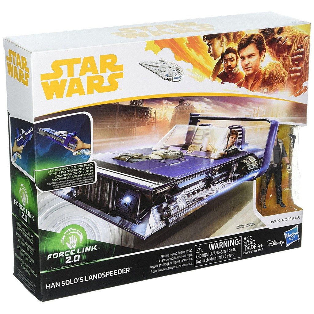 Siêu xe chiến đấu Han Solo - Star War - HAN SOLO'S LANDSPEEDER - Hàng chính hãng Hasbro