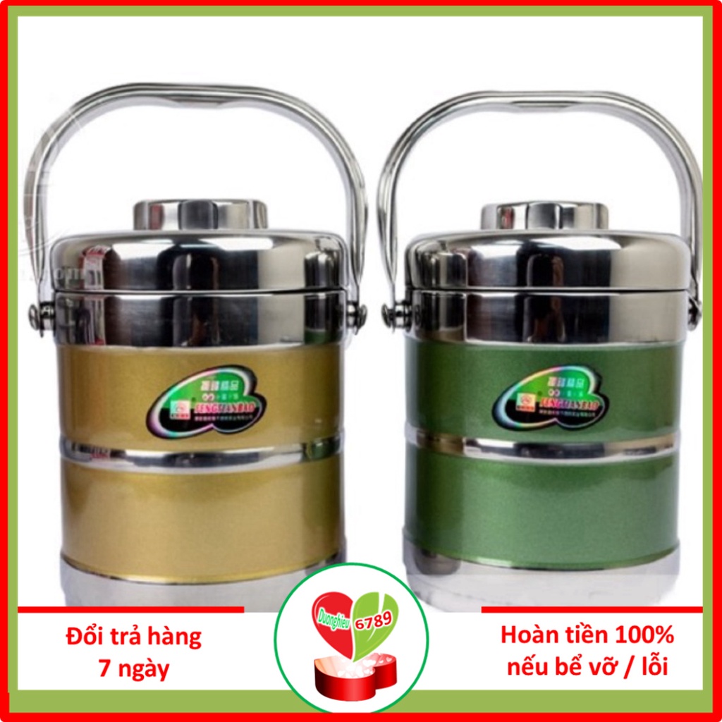 Cặp Lồng Inox Giữ Nhiệt 3 Tầng 1,4L  - Duonghieu6789