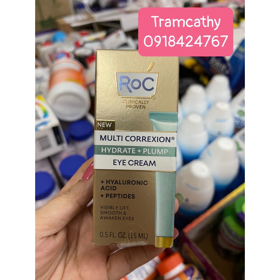 Kem dưỡng mắt ROC Multi Correxion Hydrate + Plump Eye Cream