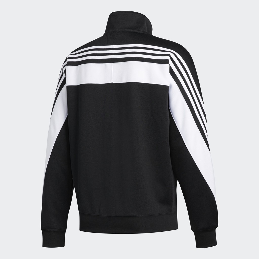 (HÀNG XUẤT XỊN) Áo khoác das đen  3 Stripes Jacket - Chất Poli vải xịn, mịn mát. FM1525 Das 3-Stripe Wrap Track Top | BigBuy360 - bigbuy360.vn