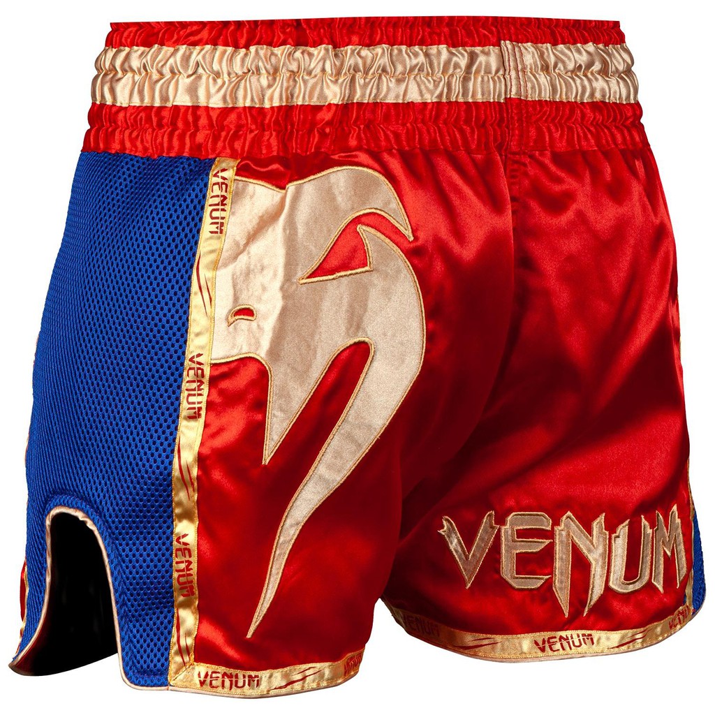 Quần Muay Thai Venum Giant - Red/Blue