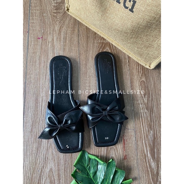 Dép nơ chéo bigsize, size 40,41,42,43,44 [FREESHIP]