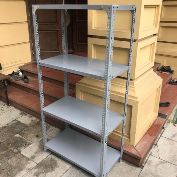 Kệ sắt v lỗ đựng đồ đa năng 4 tầng : Cao 1m5 x dài 1m x sâu 0,4m