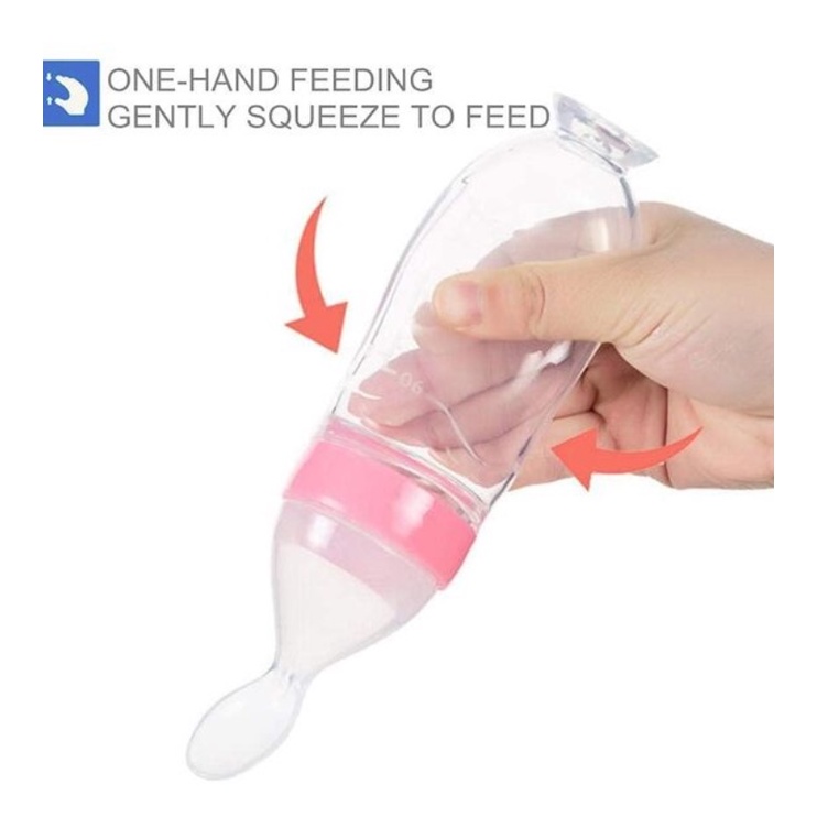 Bình Đựng Thức Ăn Có Cốc Hút Bằng Silicone Cho Bé