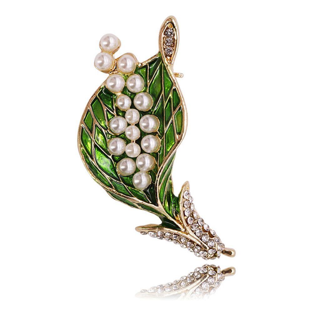 JARRED Trâm Cài Áo Hình Lá Cây Phong Cách Vintage