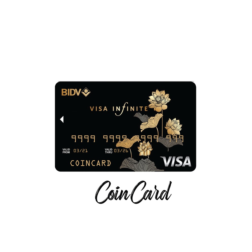 BLACK CARD - THẺ ĐEN ngân hàng - miếng dán thẻ ATM phù hợp với mọi kích thước thẻ  COINCARD