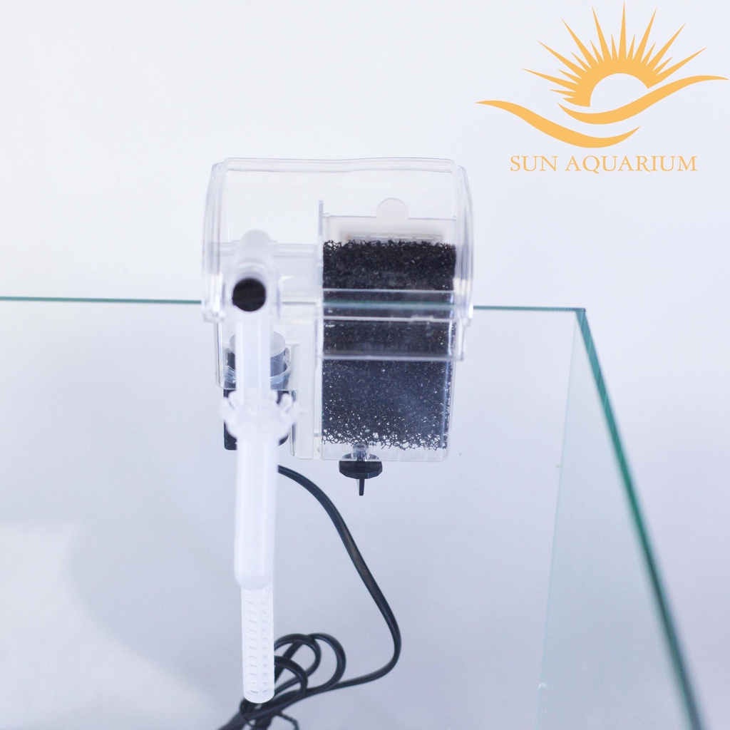 Máy Lọc Thác + Lọc Váng 5W VIPSUN AP-303H - Lọc Nước Hồ Cá Mini- SUN AQUARIUM