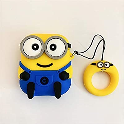 Case Bảo Vệ Tai Nghe Airpod 1/2 - Ốp Silicon Bảo Vệ Tai Nghe Airpods 1/2 - Cute Minion