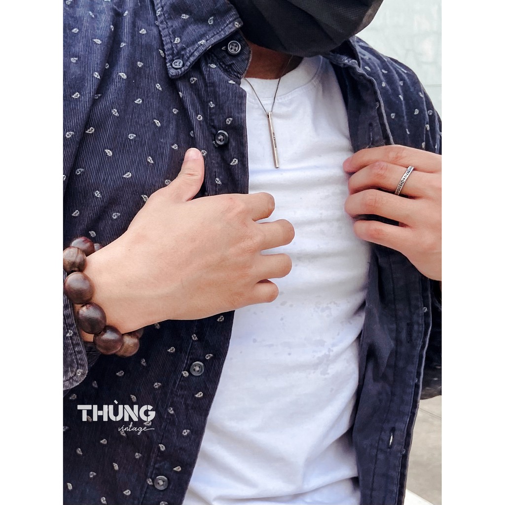 [Hình thật] Áo sơ mi nhung tăm unisex Sọc/Caro/Hoạ tiết (Áo sơ mi nhung vintage) | BigBuy360 - bigbuy360.vn