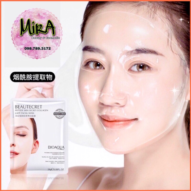 MẶT NẠ THUỶ TINH COLLAGEN THẠCH TRONG SUỐT BIOAQUA