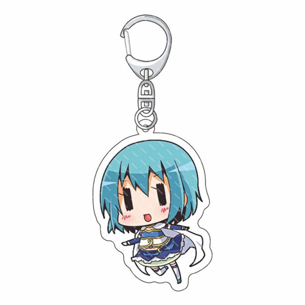 Móc Khóa Acrylic Hai Mặt Phong Cách Anime Xinh Xắn