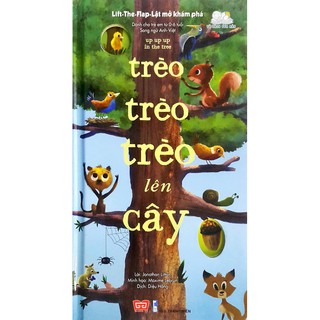 Sách - Lift the flap - Lật mở khám phá - Up up up in the tree - Trèo, trèo, trèo lên cây
