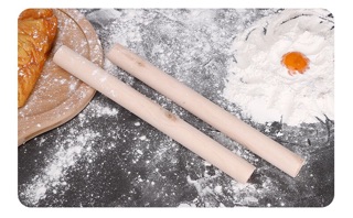 Cán lăn bột gỗ, cán lăn gỗ trơn 29cm (MS 158)