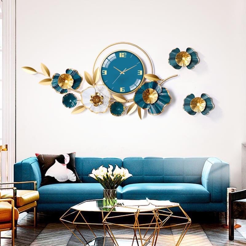 Đồng Hồ Treo Tường, Đồng Hồ Trang Trí Decor Hoa Mai Vàng Xang Mã 2106a [ SuKa Decor]