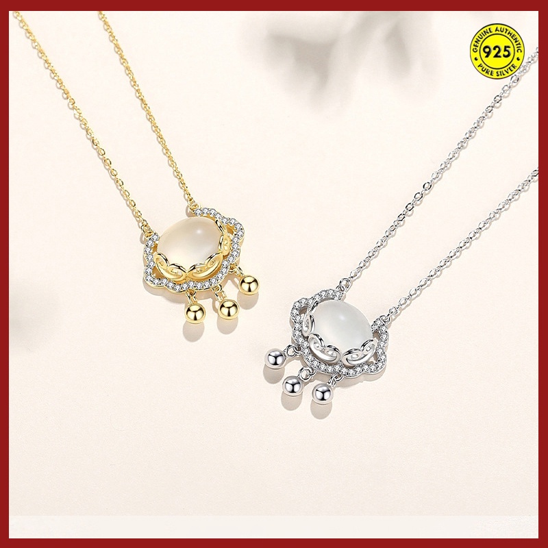 Vòng cổ mạ bạc 925 thiết kế cá tính cho nữ