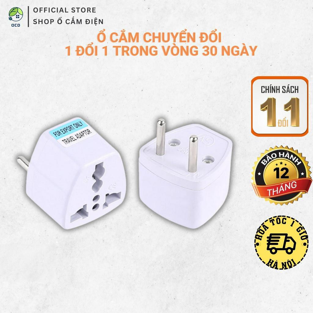 Phích Cắm Chuyển Đổi, Ổ Cắm Chuyển Đổi 2 Chân Sang 3 Chân