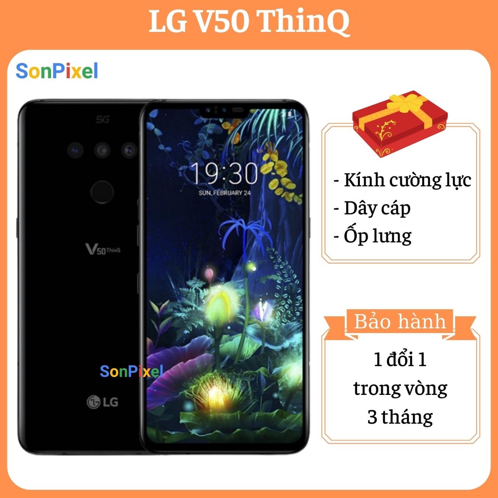 LG V50 ThinQ 5G, Điện Thoại 3 Camera Snapdragon 855,  6GB/128GB Màn 2k, Chơi Liên Quân/Pubg Mượt Sonpixel