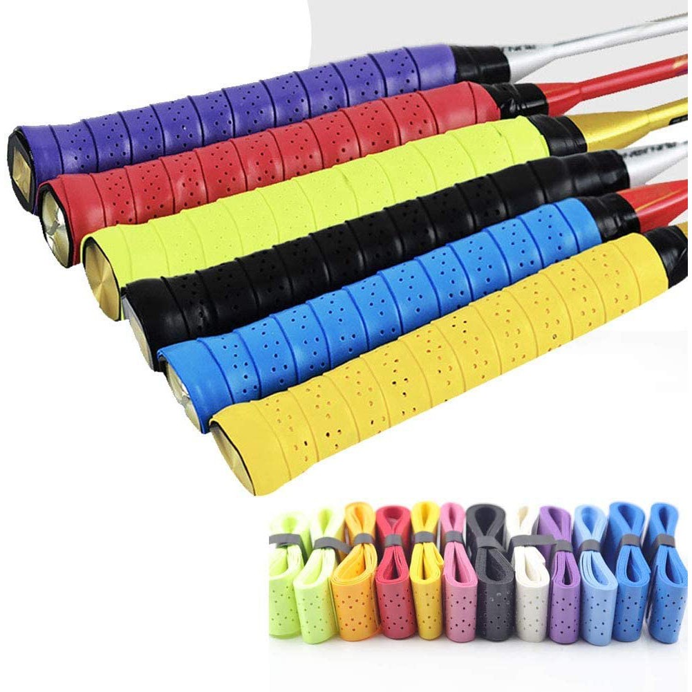 1 Cuộn Băng Quấn Tay Cầm Vợt Cầu Lông / Tennis Bằng Pu Thấm Hút Chống Trượt