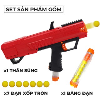 Full Set Đồ Chơi Phóng Viên Xốp Tròn Zeus ZC-019, Siêu Hầm Hố