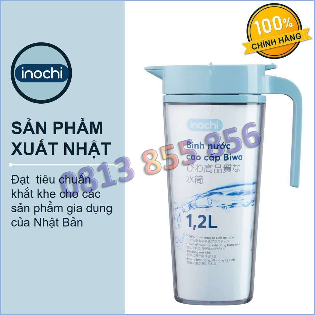 Bình Nước Cao Cấp Biwa 1.2L/1.6L Chính Hãng Inochi