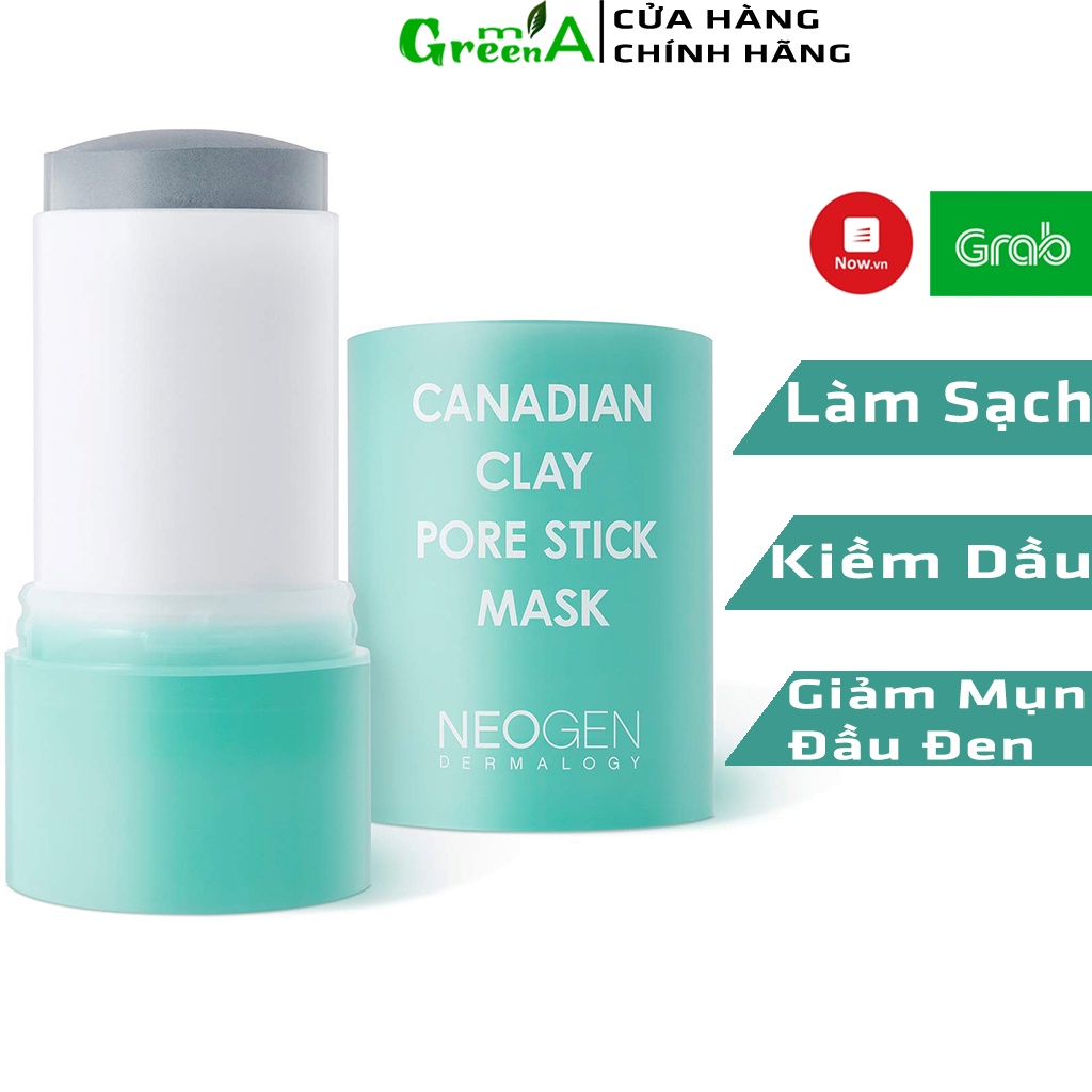 Thanh Lăn Giảm Mụn Đầu Đen Neogen Mặt Nạ Đất Sét Bùn Băng NEOGEN DERMALOGY CANADIAN CLAY PORE STICK 28G [NHẬP KHẨU]