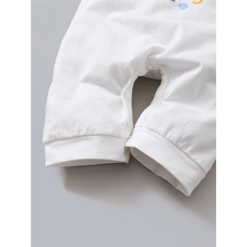 Áo liền quần MIKRDOO tay ngắn in hình hà mã sữa thời trang mùa hè cho bé trai 0-18 tháng tuổi