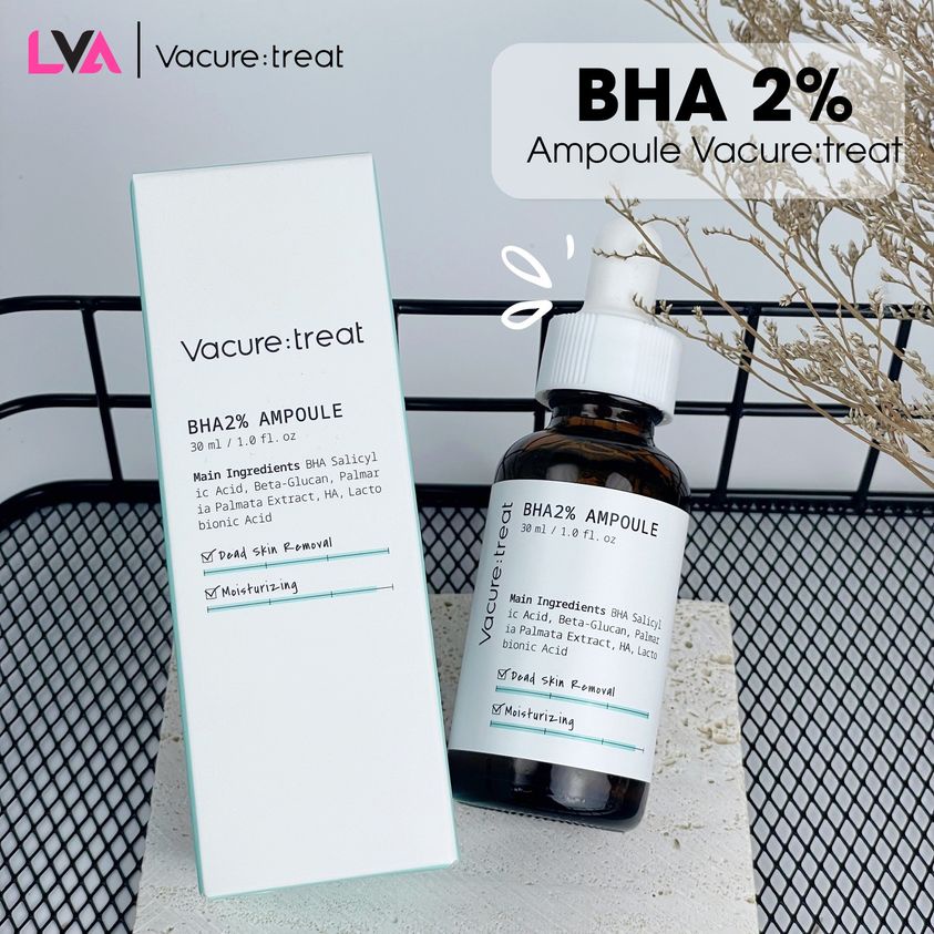 Dung dịch loại bỏ tế bào chết Vacure:treat BHA 2% Ampoule 30ml