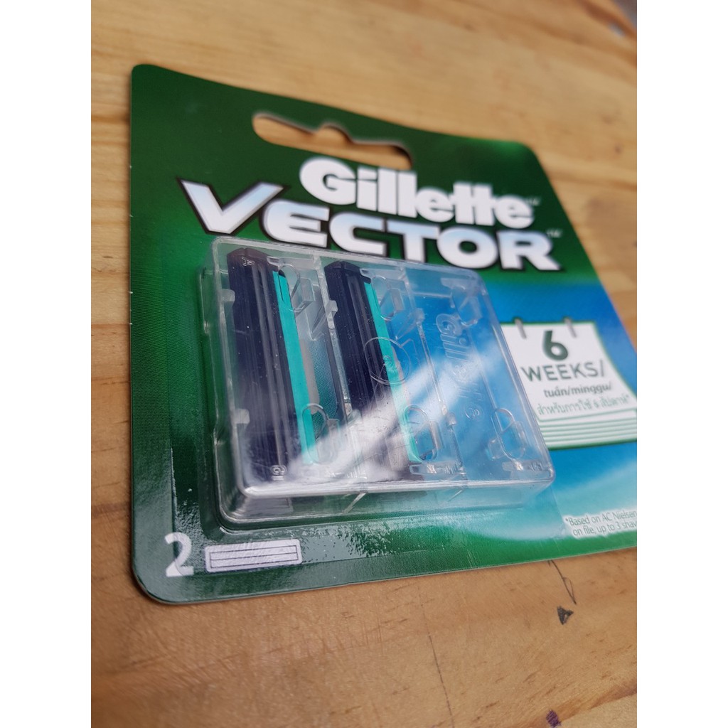 Bộ 2 dao lam Gillette Vector 2S