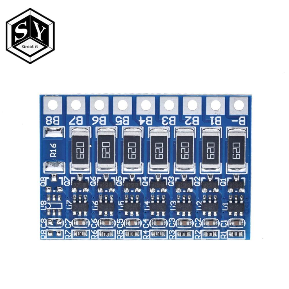 Bảng Mạch Cân Bằng Bảo Vệ Toàn Diện 18650 3S 4S 5S 6S 7S 8S 21V 4.2v