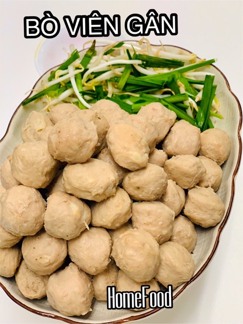 BÒ VIÊN GÂN (500g)có Nhỏ và To