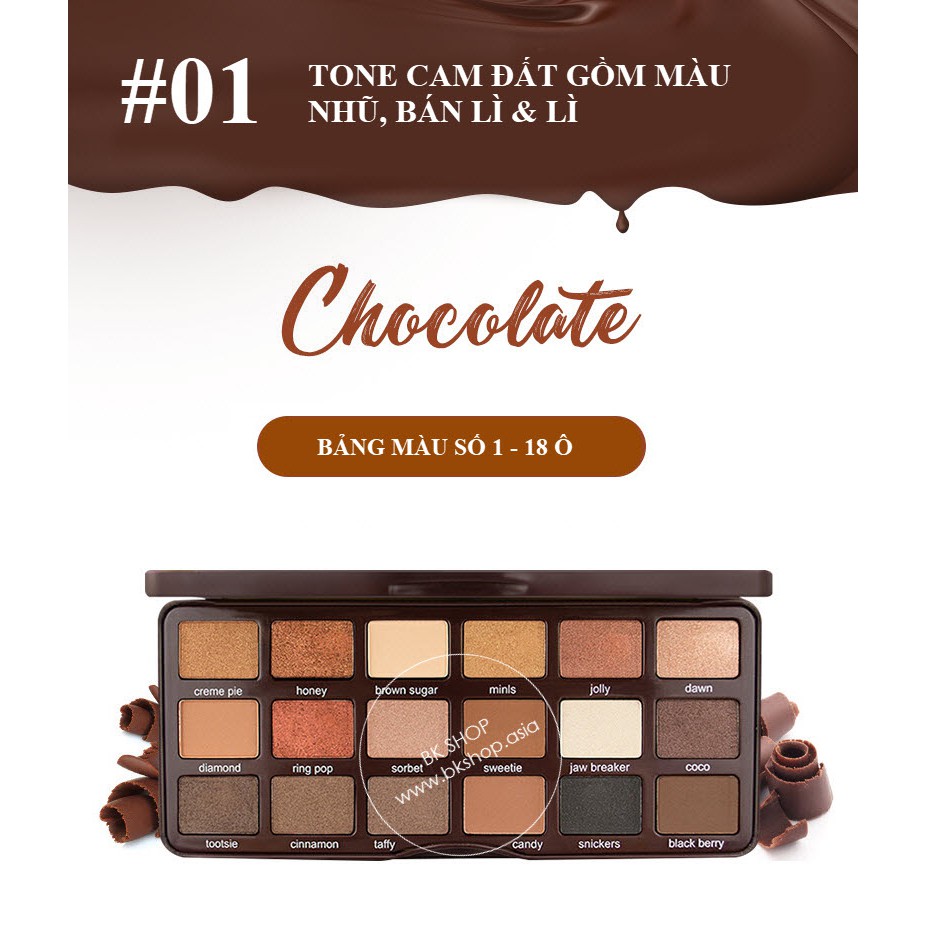 [ Auth Thái ] Bảng phấn mắt 18 ô SIVANNA COLORS Sweetest Palete HF7006 | BigBuy360 - bigbuy360.vn