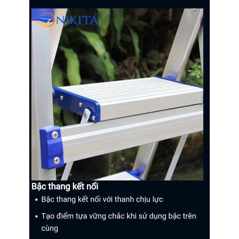Thang nhôm ghế 1,2m Nikita DL05