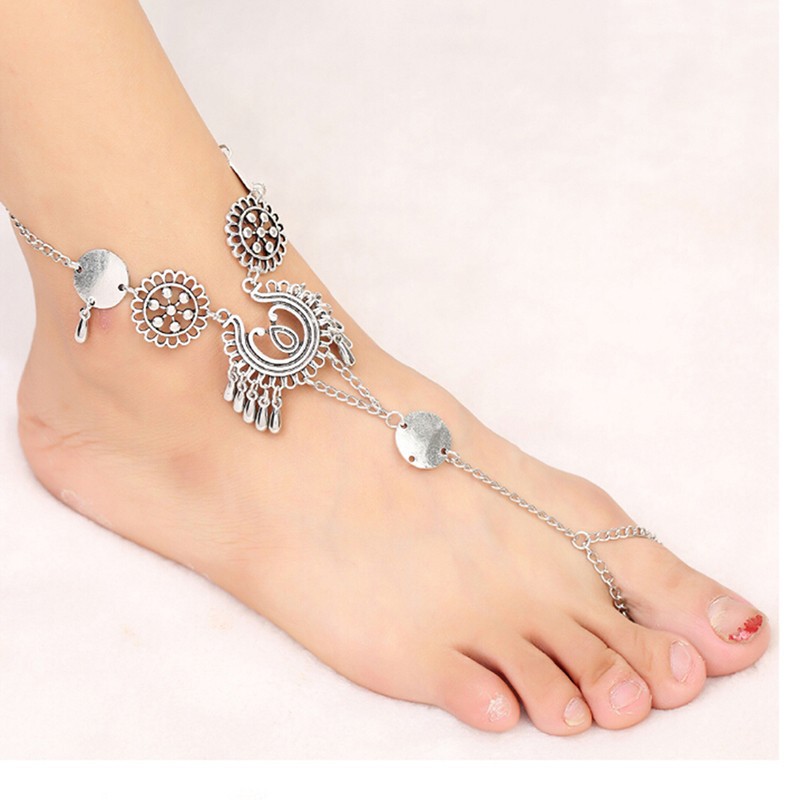Vòng đeo chân kiểu Bohemia dùng làm quà Valentine cho nữ | BigBuy360 - bigbuy360.vn