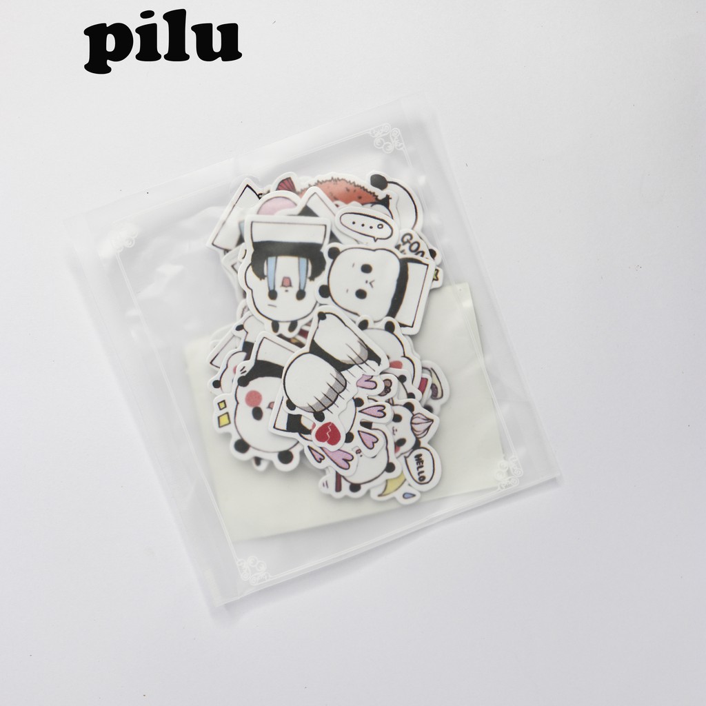 Sticker Chọn Mẫu Nhãn Dán Pilu hình dán các loai túi mờ nhiều mẫu