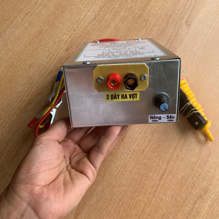 Máy kích điện cơ cao cấp 18 Sò dùng cho ao hồ sông suối độ sâu 2 mét trở về công suất đầu ra 1500W