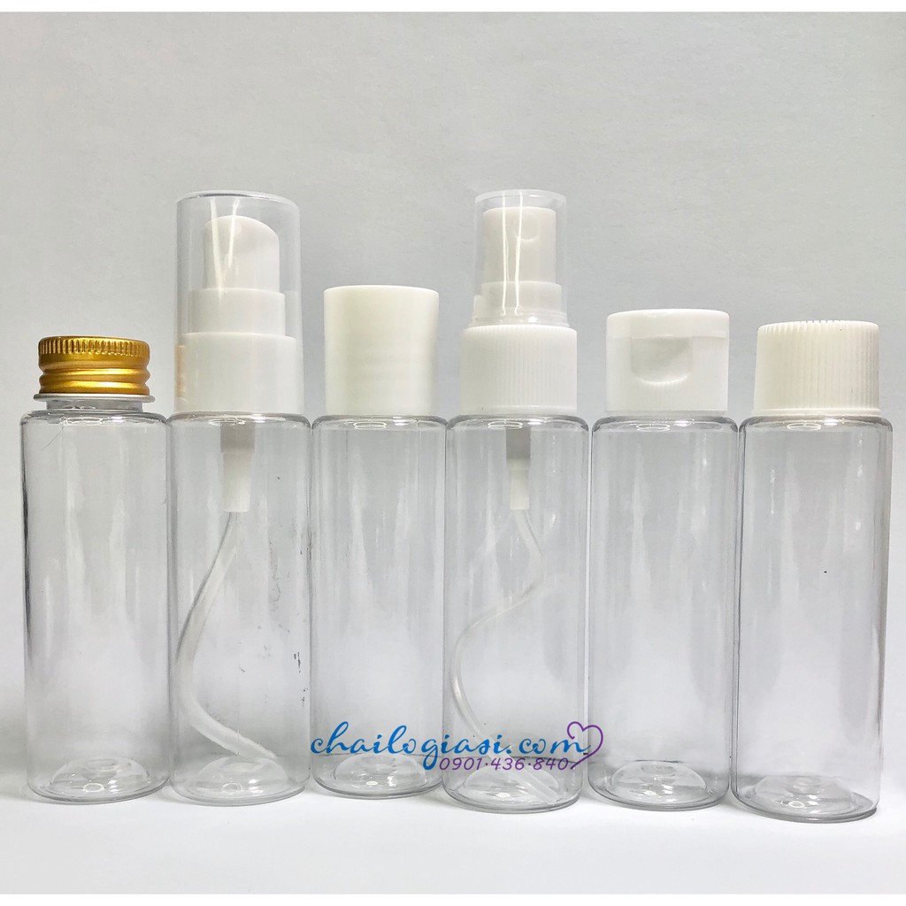 CHAI NHỰA 30ML TRONG, NÂU, TRẮNG