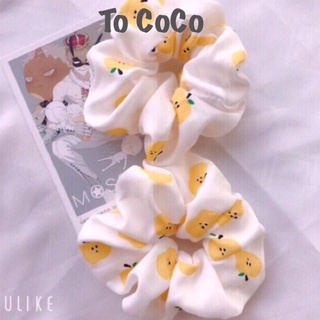 Dây buộc tóc scrunchies hình quả táo🍏🍏