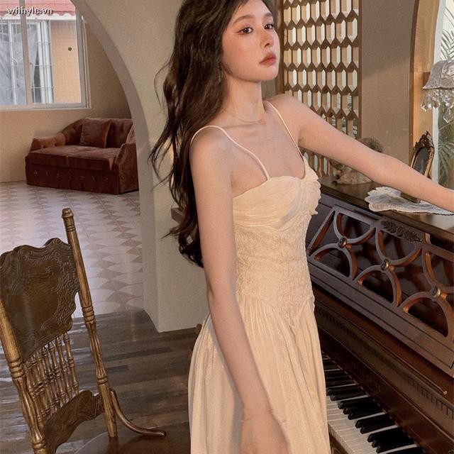 Đầm Đuôi Cá Hai Dây Phối Ren Thời Trang Hè 2021 Cho Nữ | BigBuy360 - bigbuy360.vn