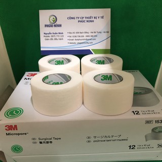 Băng dính giấy mép mũi 3M màu trắng