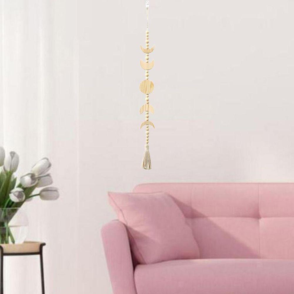 Chuỗi Hạt Gỗ Treo Tường Trang Trí Phong Cách Boho KENT1