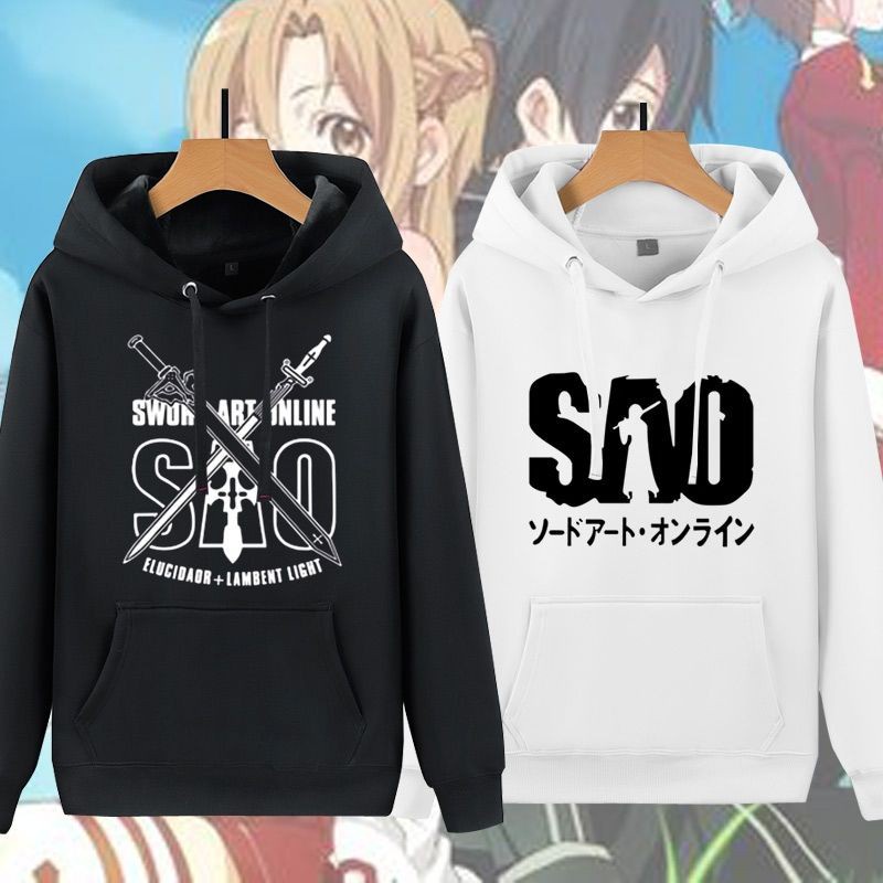 Áo Hoodie Sword art online  FREESHIP  Áo SAO - Áo manga anime Kirito ,  Asuna