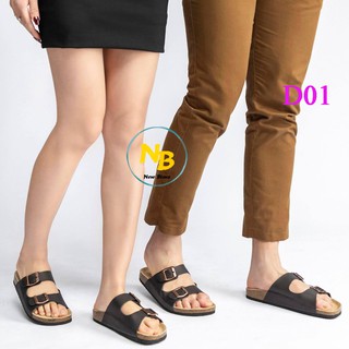 Dép da bò quai ngang (Da bò thật nguyên tấm) - D01