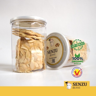 Bánh Ngói Hạnh Nhân Vị Truyền Thống Hũ 170G (Almonds Tuile) - Senzu Beans