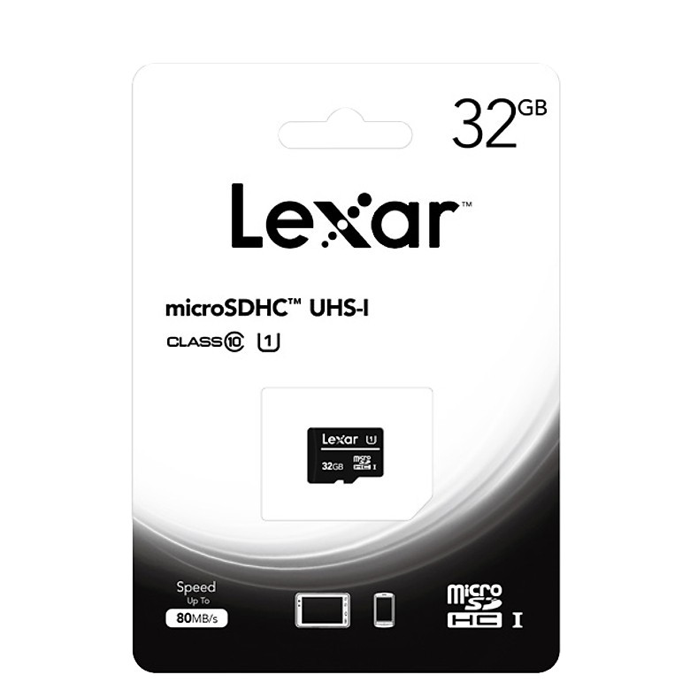 Thẻ nhớ MicroSD Lexar 32GB hàng chính hãng - Tốc độ cao chuyên dụng cho camera IP, smartphone...GIẢM SỐC DỊP TẾT