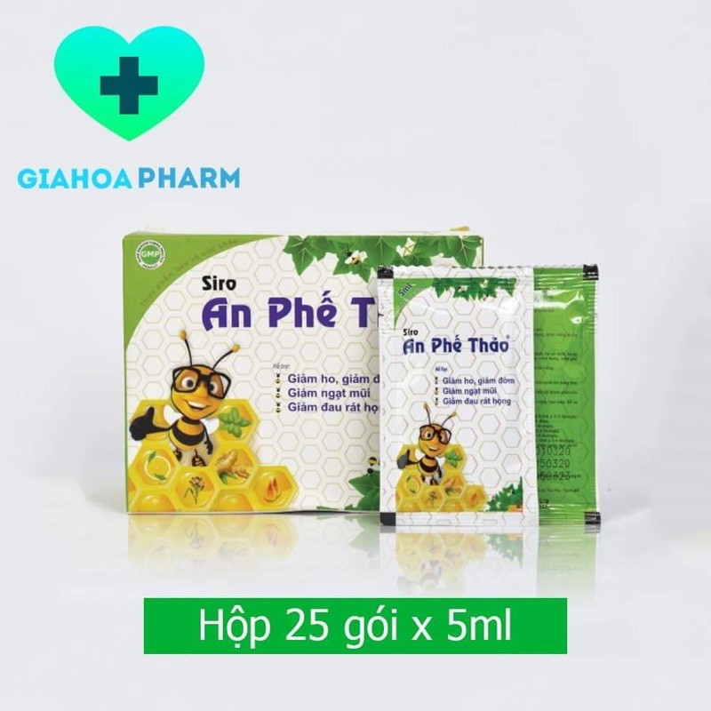 Siro An Phế Thảo  - Hỗ trợ giảm ho, long đờm, ngạt / nghẹt mũi, đau rát họng, khan tiếng, an toàn cho bé