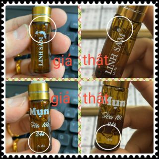 Linh Sâm mụn siêu tốc 24h ( giá trên cho 1 chai nhé)