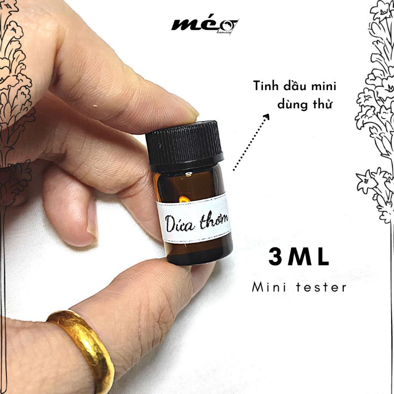 Tinh dầu mini hương DỨA THƠM xông thơm phòng, xông mặt, làm nến thơm - Mini size 3ml