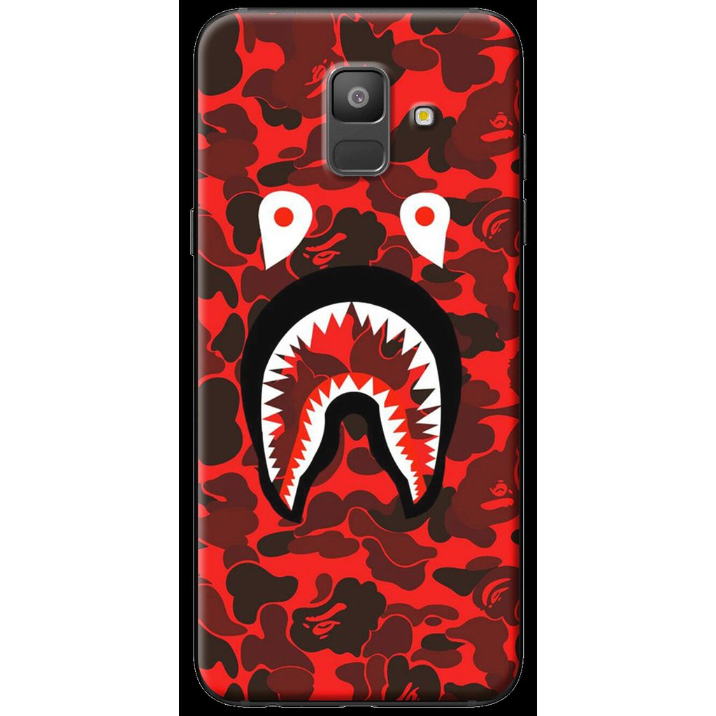 Ốp Lưng A6/ A6 Plus Bape Đỏ