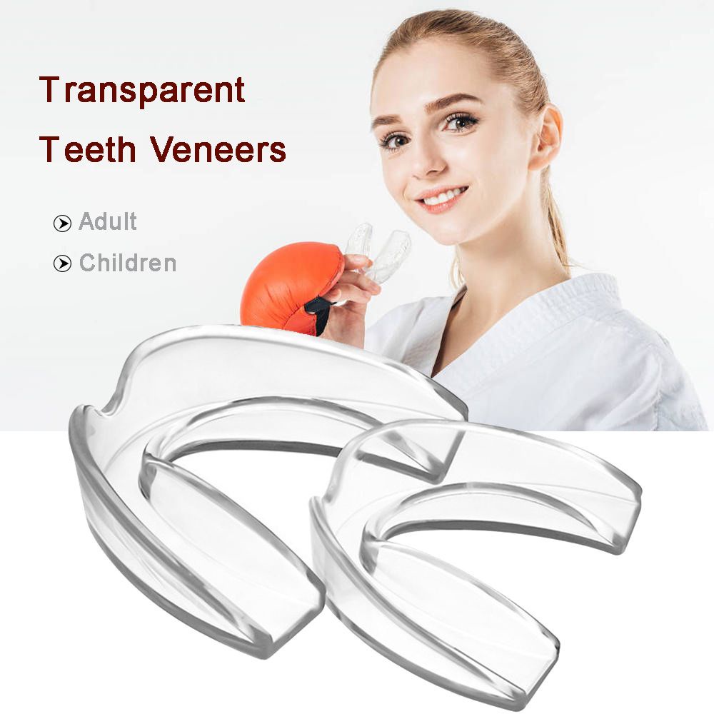 [Hàng mới về] Khay bảo vệ răng bằng silicon mềm trong suốt chất lượng cao cho người lớn và trẻ em