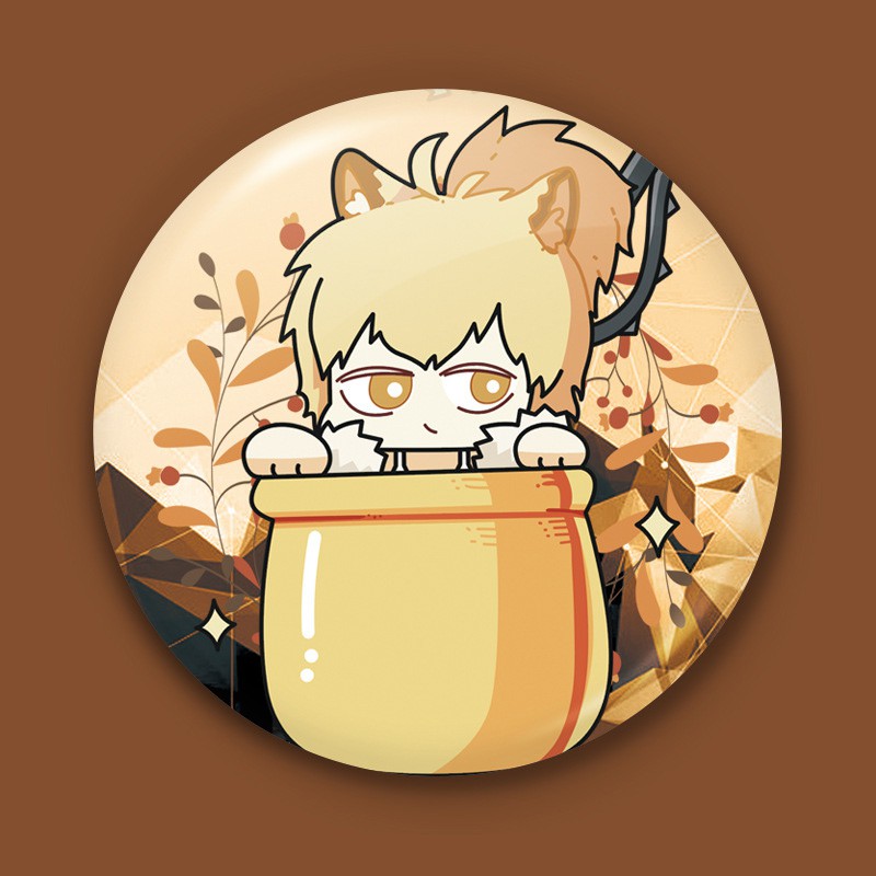 Huy hiệu cài áo IN HÌNH Arknights game chibi dễ thương xinh xắn mẫu 2